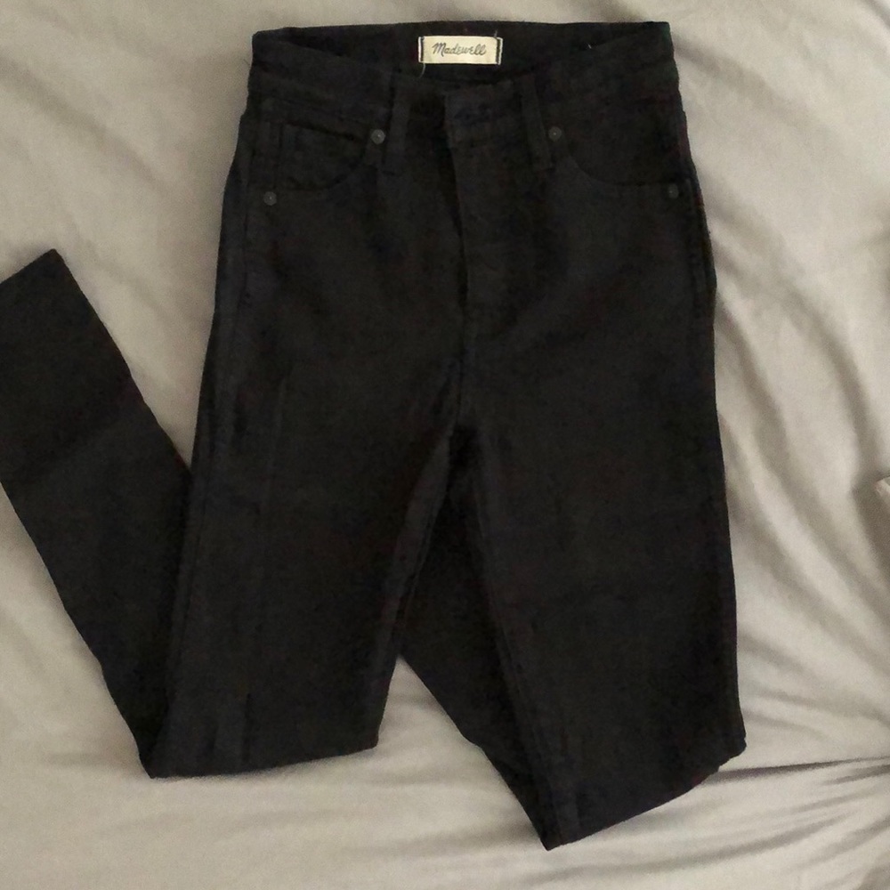 Madewell high rise ankle skinny jeans